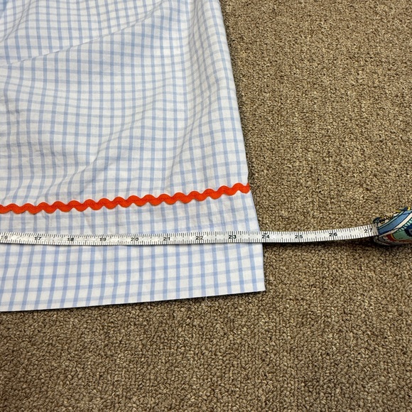 Babeeni: Girls Blue Checkered Smocked Pumpkin Bishop Dress, Size 5T - Picture 10 of 12